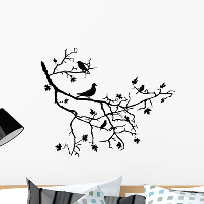 Birds shown on a wall