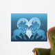 Unicorn and Heart Wall Mural