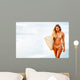 Surfer Girl Wall Mural