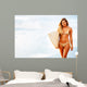 Surfer Girl Wall Mural