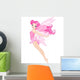 Flaying Pink Fairy Wall Decal