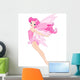 Flaying Pink Fairy Wall Decal