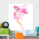 Flaying Pink Fairy Wall Decal