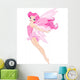 Flaying Pink Fairy Wall Decal