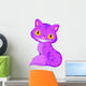 Purple Cheshire Cat Wall Decal
