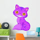 Purple Cheshire Cat Wall Decal