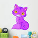 Purple Cheshire Cat Wall Decal