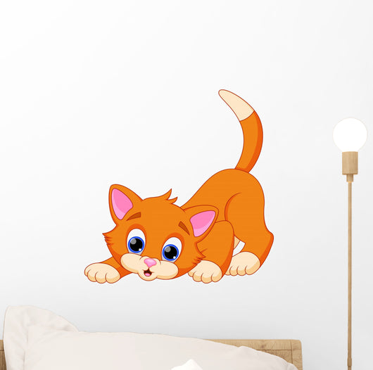 Funny Cat Wall Decal