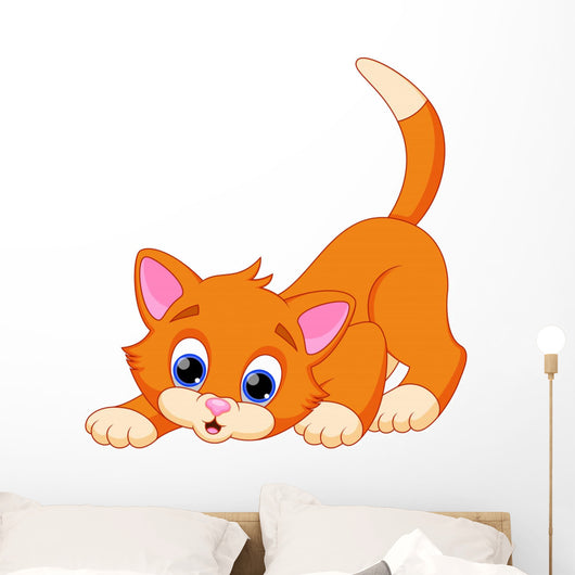 Funny Cat Wall Decal