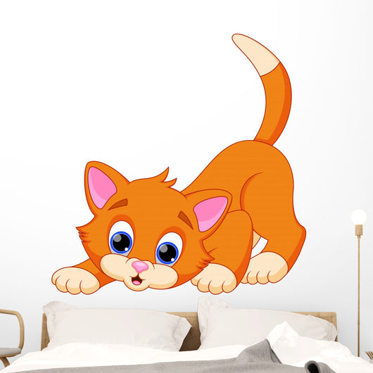 Funny Cat Wall Decal