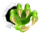 Monster claw hand ripping Wall Decal