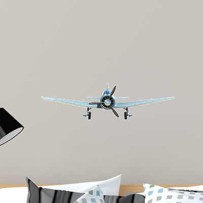 Military Aircraft shown on a wall