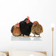 Old Biddies Chickens Wall Decal