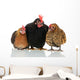 Old Biddies Chickens Wall Decal