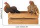 Chickens on Wooden Crate Wall Decal