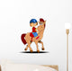 horseback riding Wall Decal