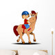 horseback riding Wall Decal