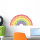 fruit and vegetable rainbow - healthy eating concept Wall Decal