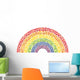 fruit and vegetable rainbow - healthy eating concept Wall Decal