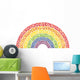 fruit and vegetable rainbow - healthy eating concept Wall Decal