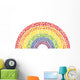 fruit and vegetable rainbow - healthy eating concept Wall Decal