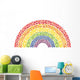fruit and vegetable rainbow - healthy eating concept Wall Decal