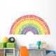 fruit and vegetable rainbow - healthy eating concept Wall Decal