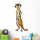 Meerkat Animal Cartoon Illustration Wall Decal