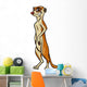 Meerkat Animal Cartoon Illustration Wall Decal