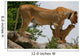 Lioness an Lion Cub Wall Mural