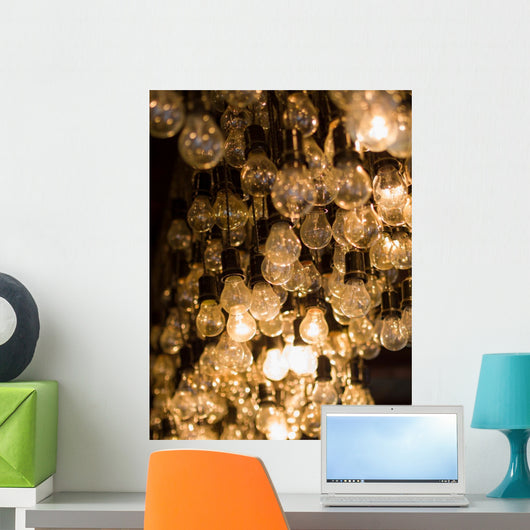 Lighting decor bulbs hanging 