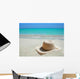 Straw Hat Shore Caribbean Wall Decal