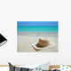 Straw Hat Shore Caribbean Wall Decal