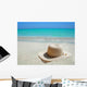 Straw Hat Shore Caribbean Wall Decal