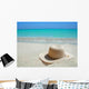 Straw Hat Shore Caribbean Wall Decal