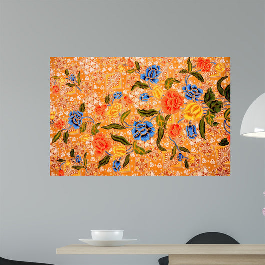 Thai Sarong with Seamless Wall Decal