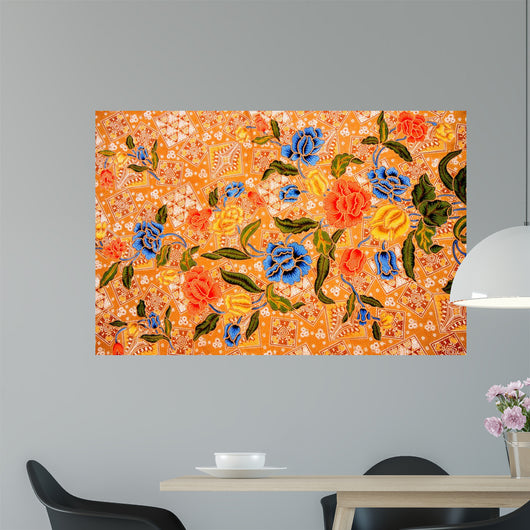 Thai Sarong with Seamless Wall Decal