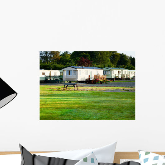 Holiday Park Cabins Wall Decal