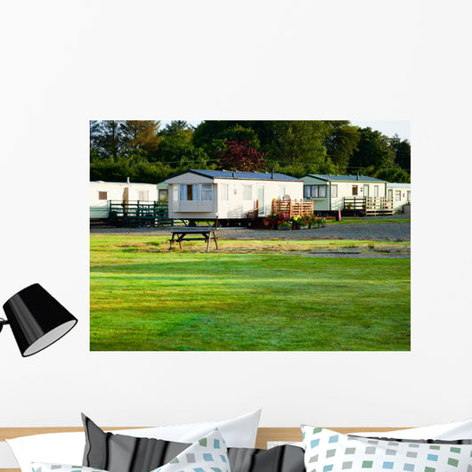 Holiday Park Cabins Wall Decal