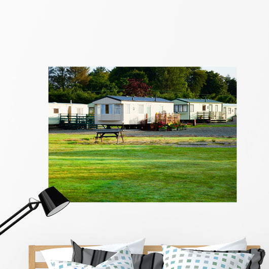 Holiday Park Cabins Wall Decal