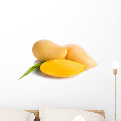 Mango Fruit Wall Decal shown on a wall