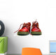 red baby shoes Wall Decal