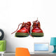 red baby shoes Wall Decal