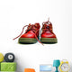 red baby shoes Wall Decal
