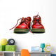 red baby shoes Wall Decal