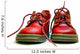 red baby shoes Wall Decal