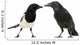 Common Magpie and Carrion Crow Facing Each Other Wall Decal