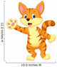 Cute Cat Waving Hand 