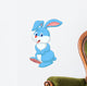 Cute rabbit cartoon Wall Decal
