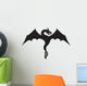 Winged Dragon Silhouette Wall Decal